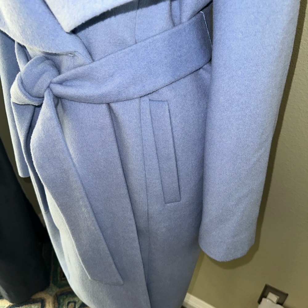 Cole Haan Light Blue Coat - Picture 3 of 5